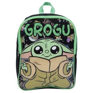 Star Wars Mandalorian Baby Yoda Backpack School Travel Space Cute Kidcore NWT